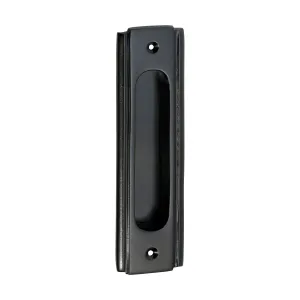 1805 Sliding Door Pull Traditional Matte Black H150xW43mm