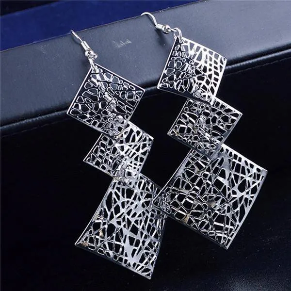 19 Styles, Rock Punk Geometric Dangle Earrings