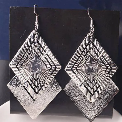 19 Styles, Rock Punk Geometric Dangle Earrings