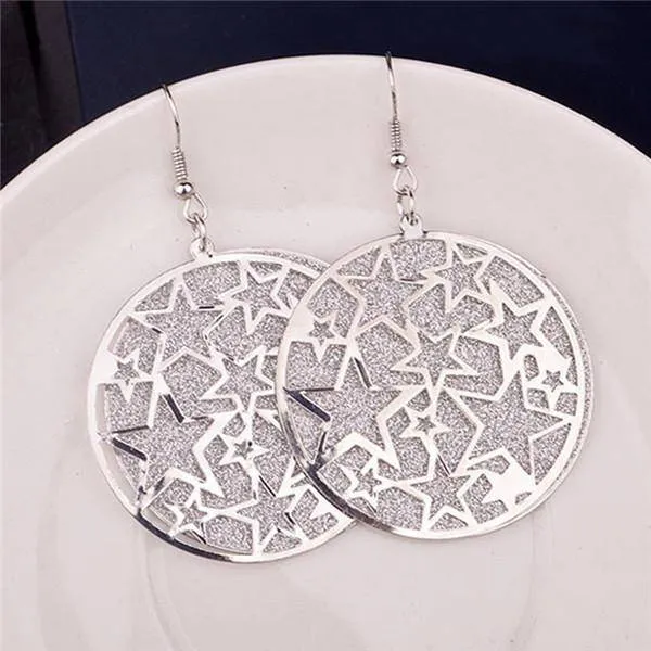 19 Styles, Rock Punk Geometric Dangle Earrings