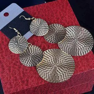 19 Styles, Rock Punk Geometric Dangle Earrings
