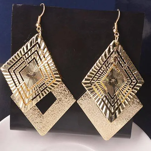 19 Styles, Rock Punk Geometric Dangle Earrings