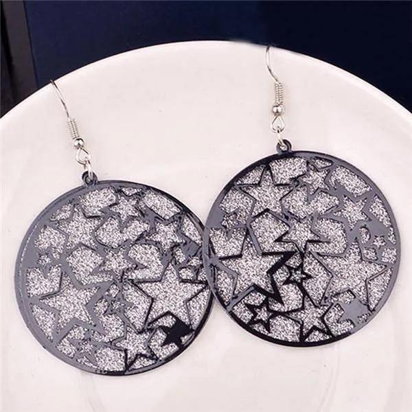 19 Styles, Rock Punk Geometric Dangle Earrings