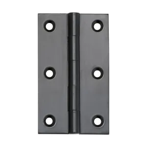 2970 Hinge Fixed Pin Matte Black H89xW50mm