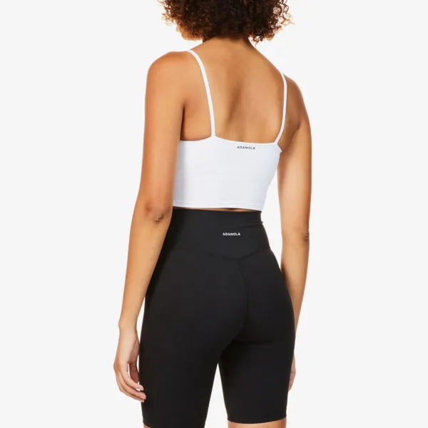 Adanola Stretch Jersey Crewless Bra, White