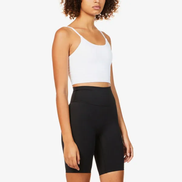 Adanola Stretch Jersey Crewless Bra, White