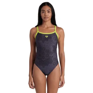 Arena Camo Kikko Challenge Back Ladies Swimsuit - Green/Multi