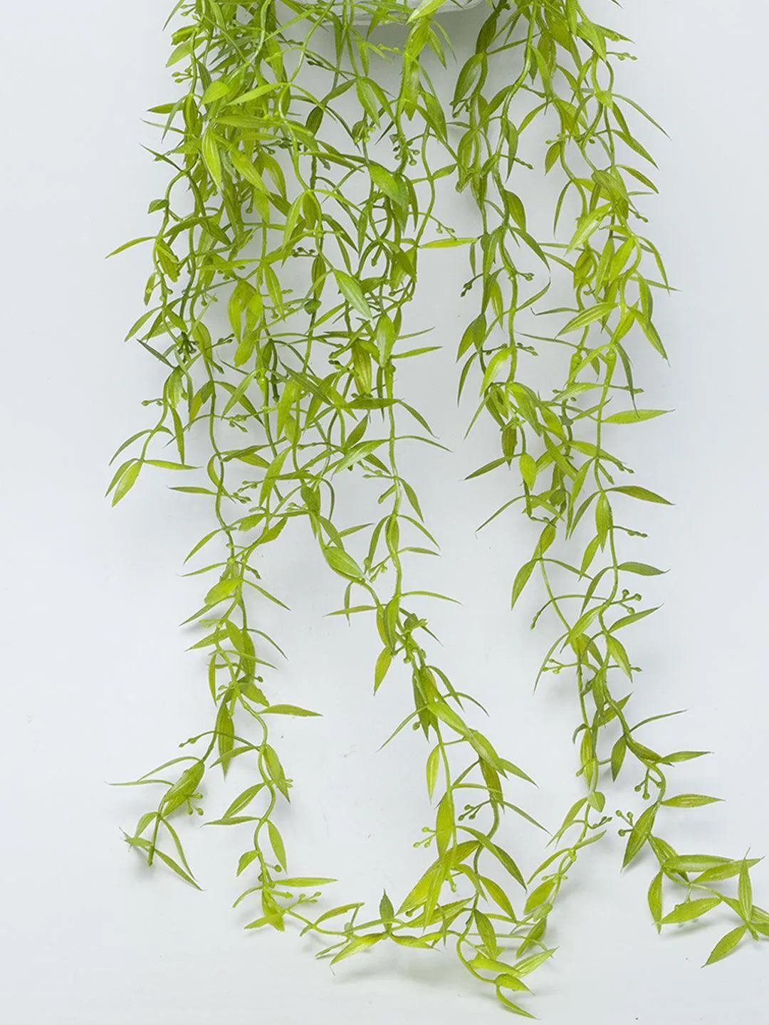 Artificial Greenery Hanging Plant With White Pot -For Home Décor