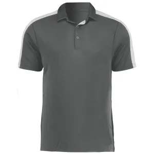Augusta Sportswear Men's Graphite/White Bi-Color Vital Polo