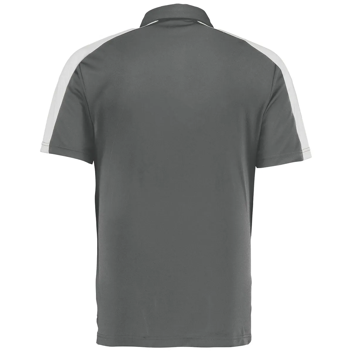 Augusta Sportswear Men's Graphite/White Bi-Color Vital Polo