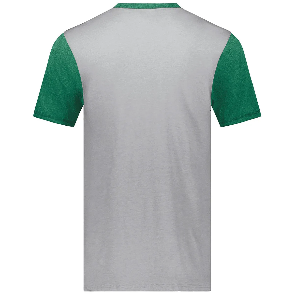 Augusta Sportswear Men's Grey Heather/Kelly Heather Gameday Vintage Ringer Tee