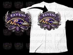 Baltimore Ravens Official Team Logo Png Digital Download