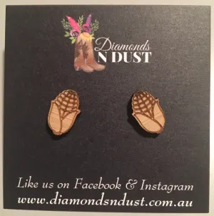 Bamboo Veggie Patch Studs (5 styles)