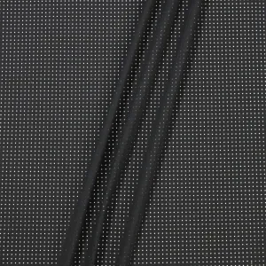 BLACK EYELET MESH SPANDEX