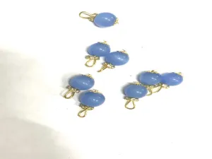 Blue Glass Beads Hanging - 10 mm