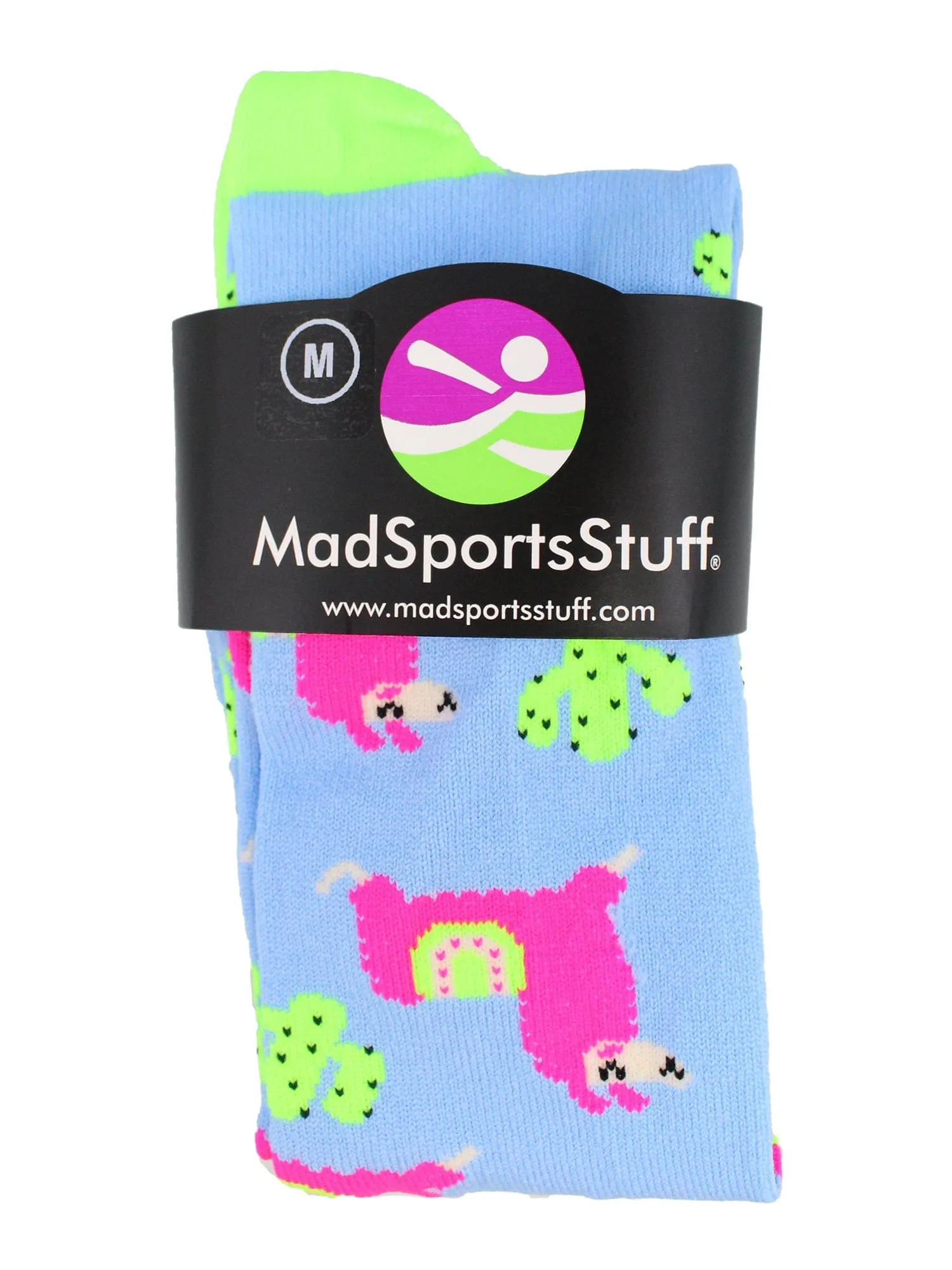 Cactus and Llama Socks Over the Calf Length