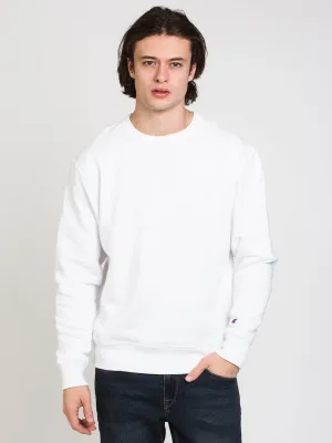 CHAMPION POWERBLEND FLEECE CREW EMBROIDERED C  - CLEARANCE