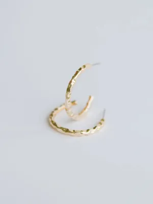 CHARLEY MD GOLD HOOPS MICHELLE MCDOWELL