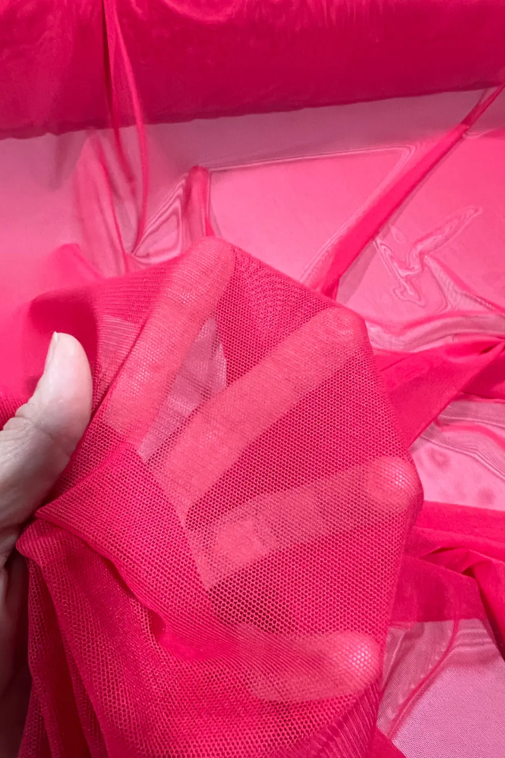 Cherry Mesh Fabric