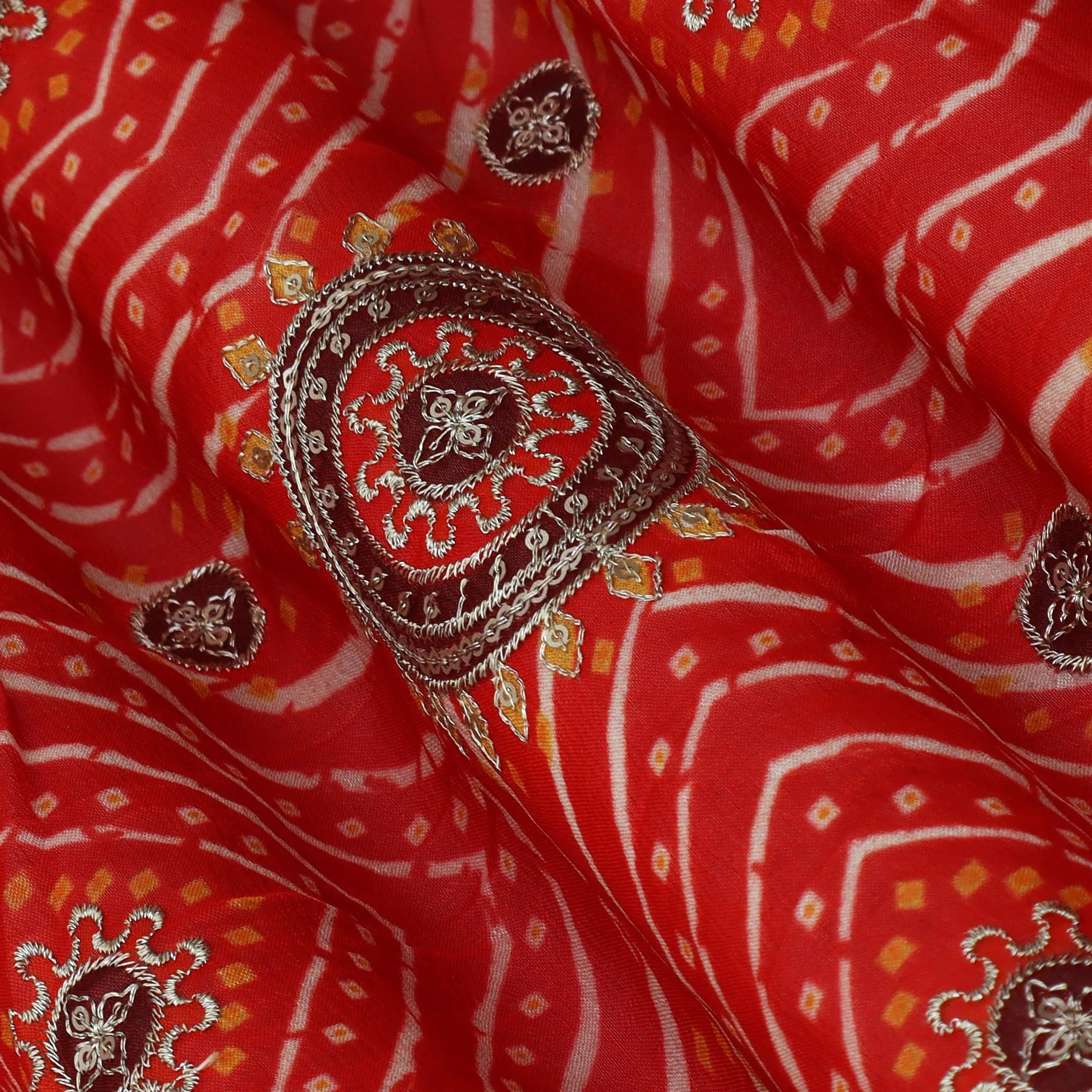 Chinon Position Print Embroidery Fabric