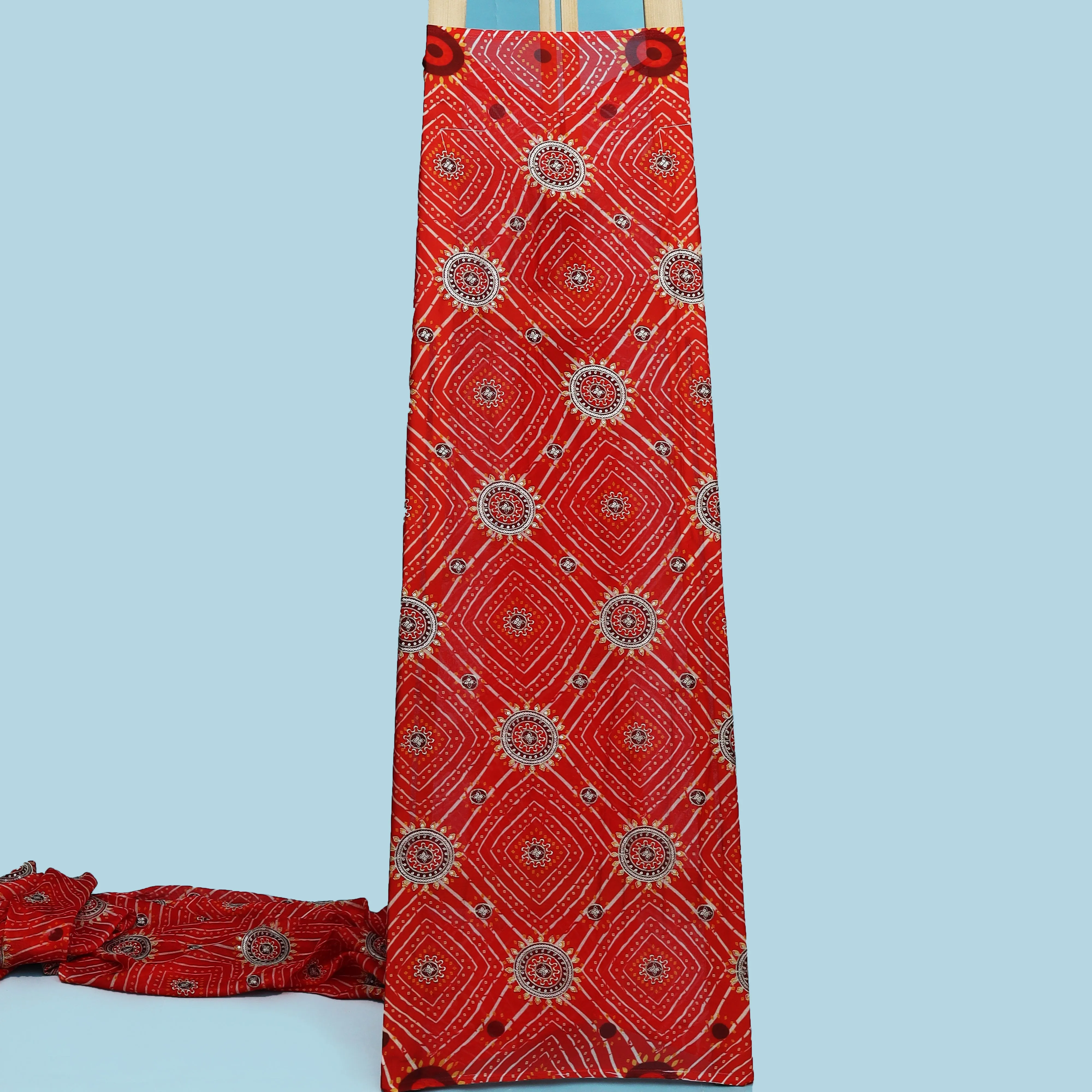 Chinon Position Print Embroidery Fabric