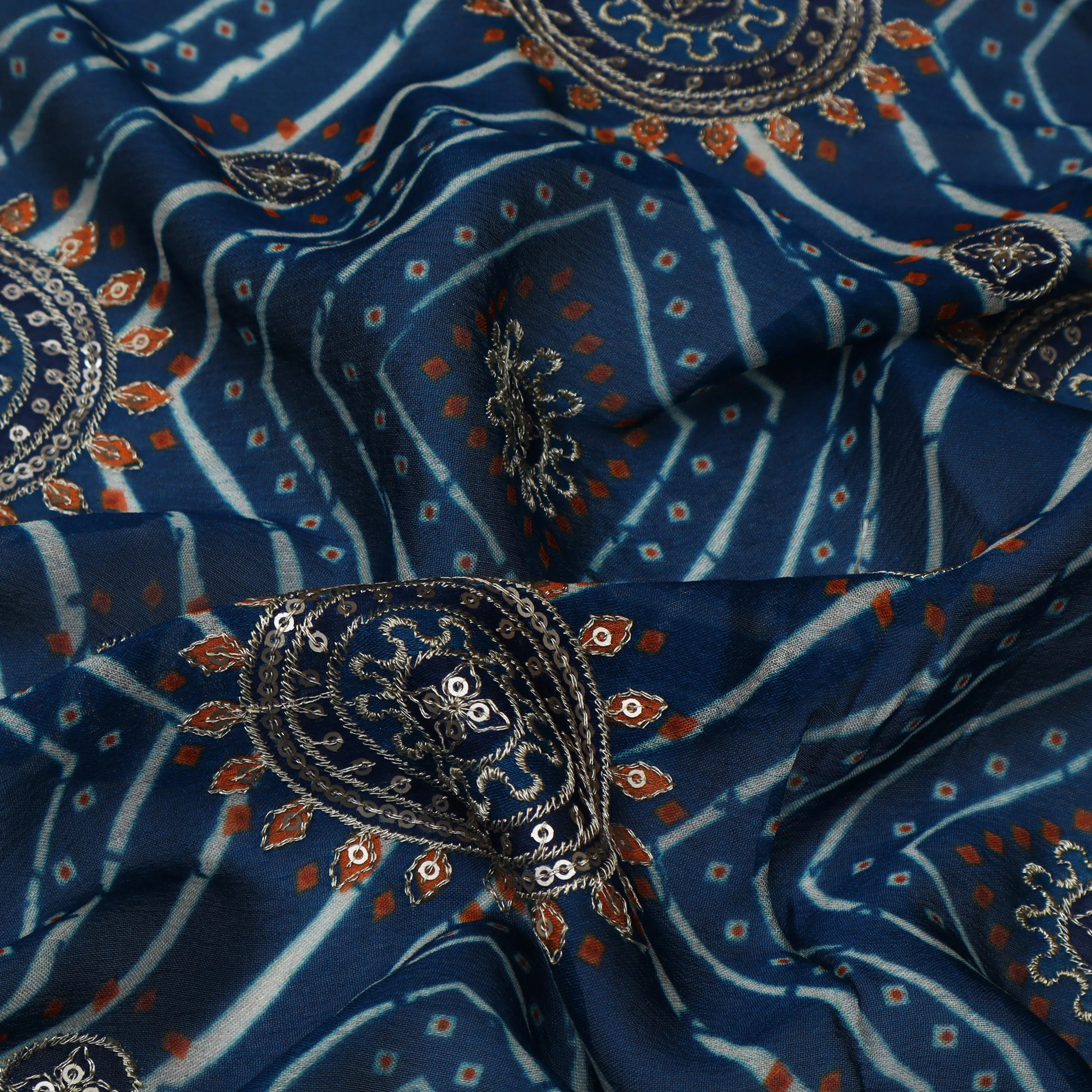 Chinon Position Print Embroidery Fabric
