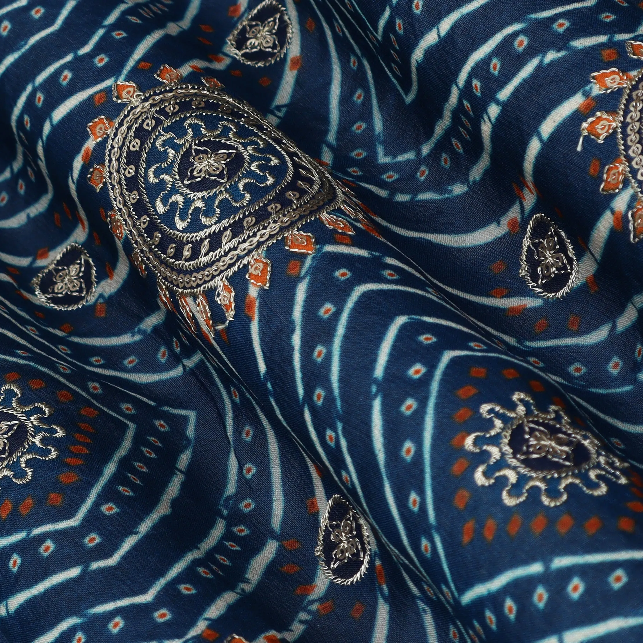 Chinon Position Print Embroidery Fabric