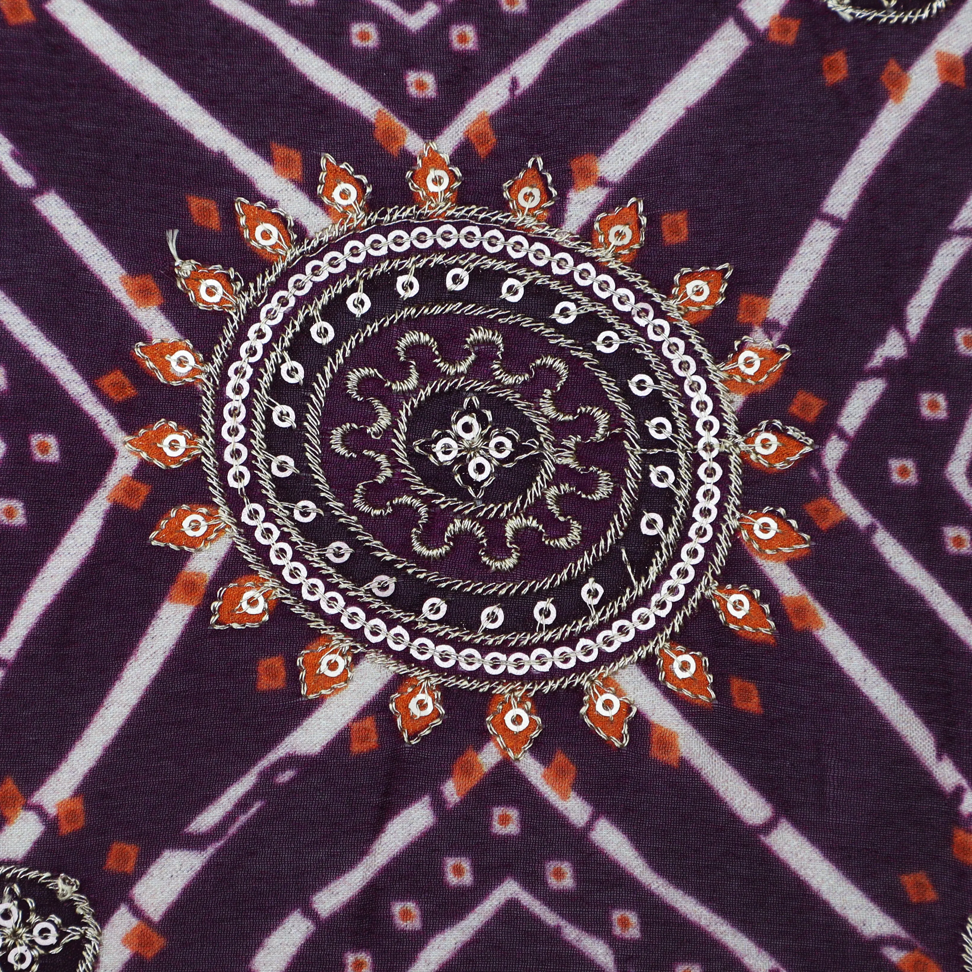 Chinon Position Print Embroidery Fabric