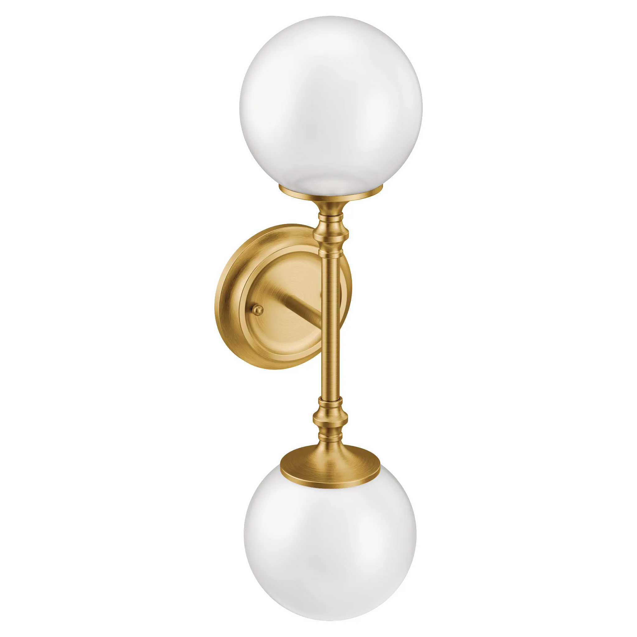 Colinet Chrome two globe bath light