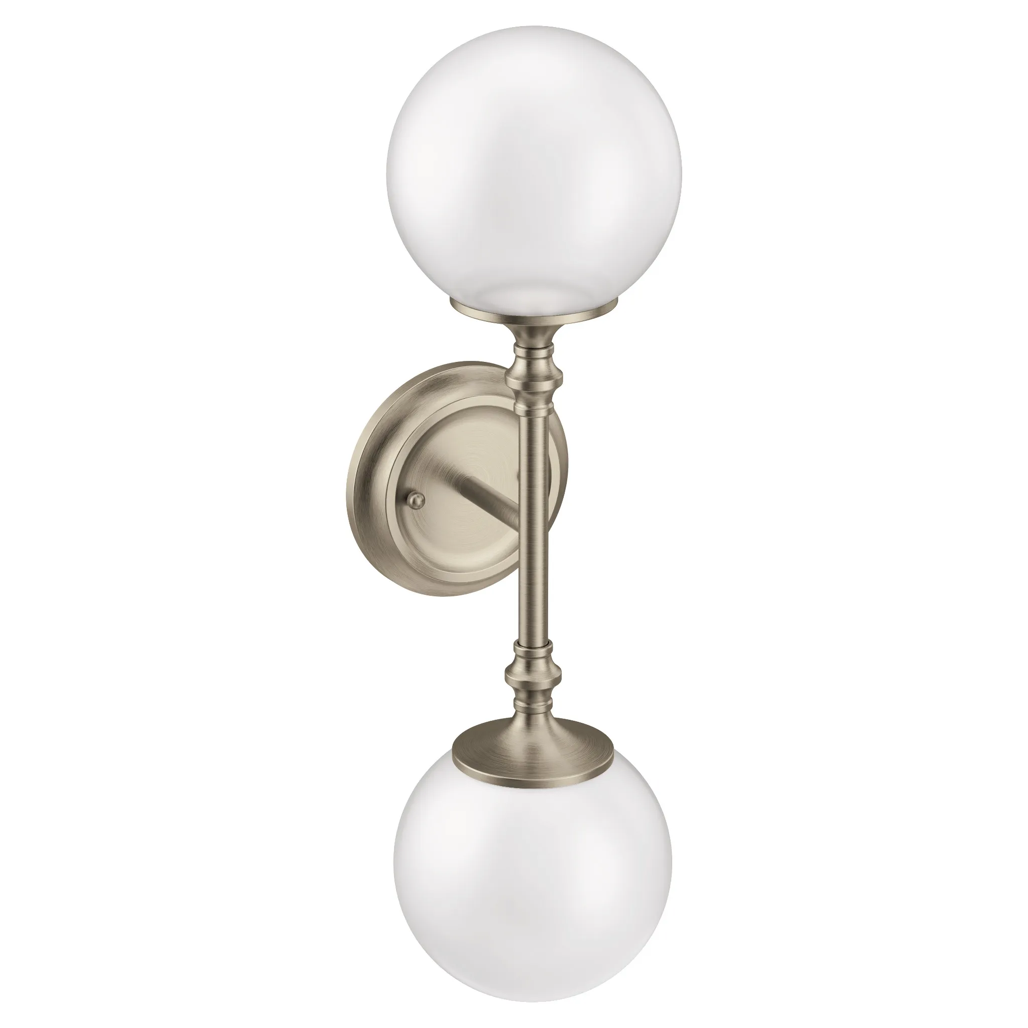 Colinet Chrome two globe bath light