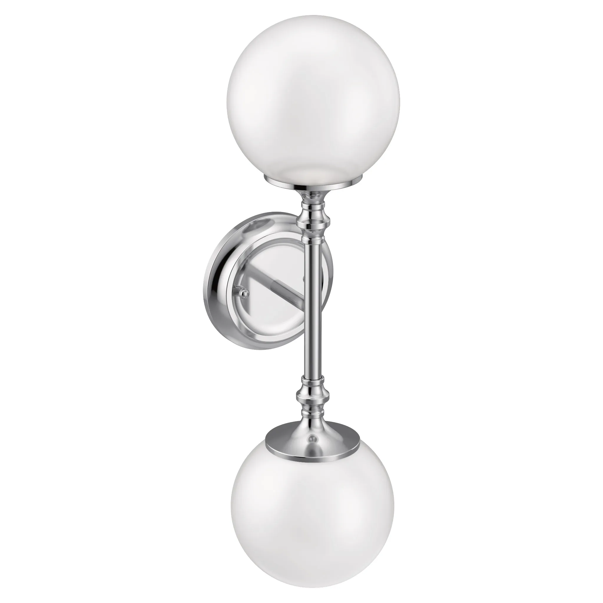 Colinet Chrome two globe bath light