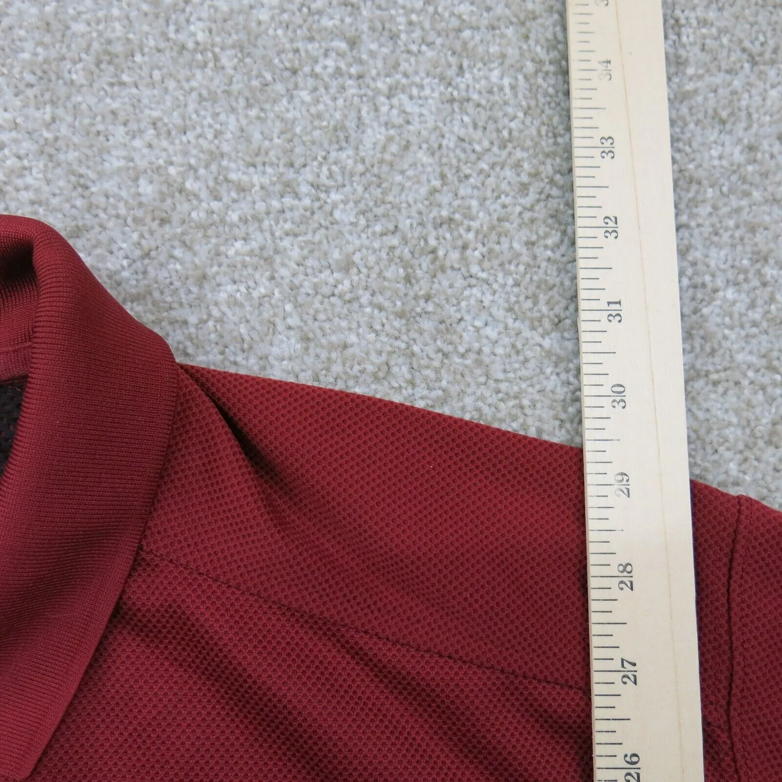 Columbia Sportswear Company Mens Polo Shirt Short Sleeve Logo Red Size XXL