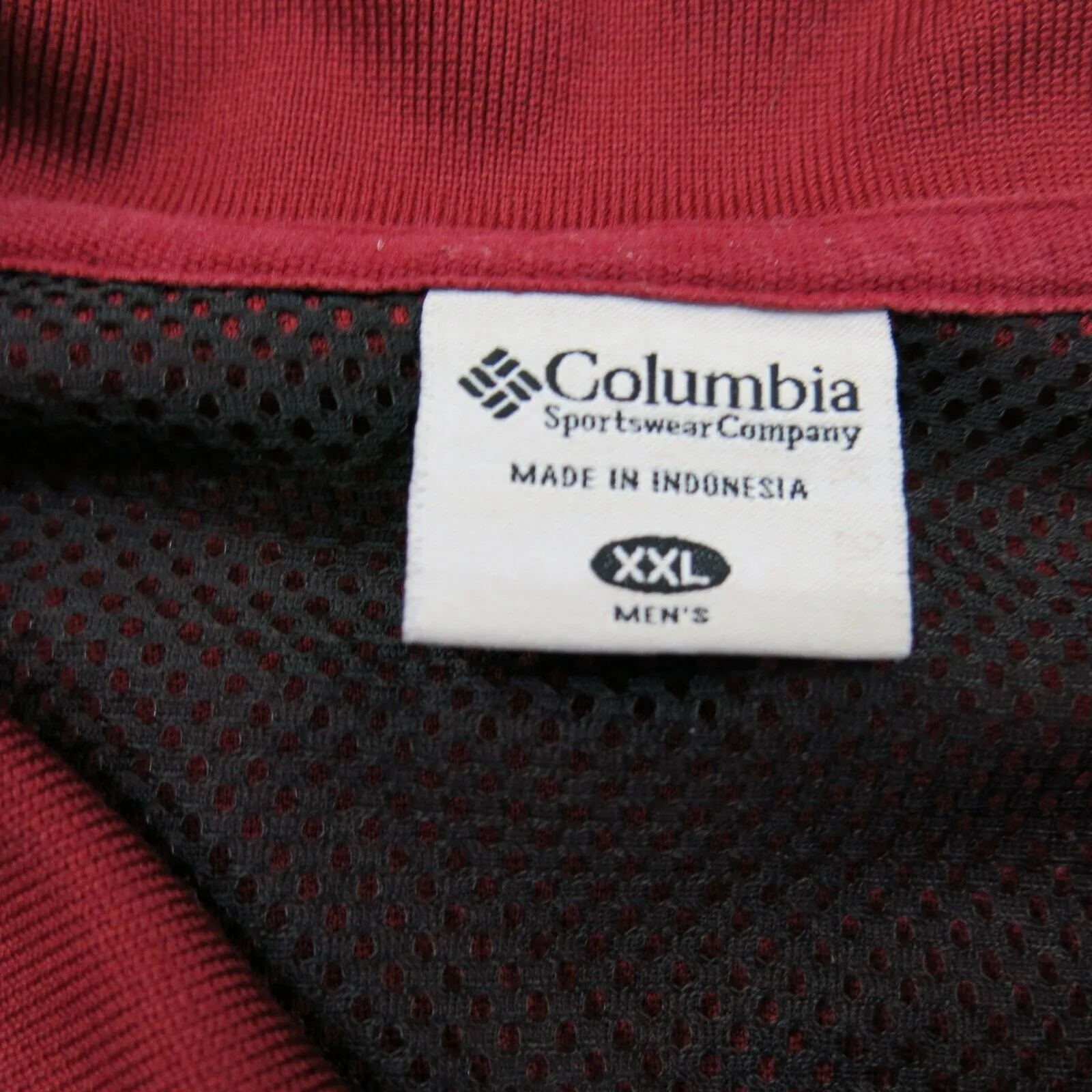 Columbia Sportswear Company Mens Polo Shirt Short Sleeve Logo Red Size XXL