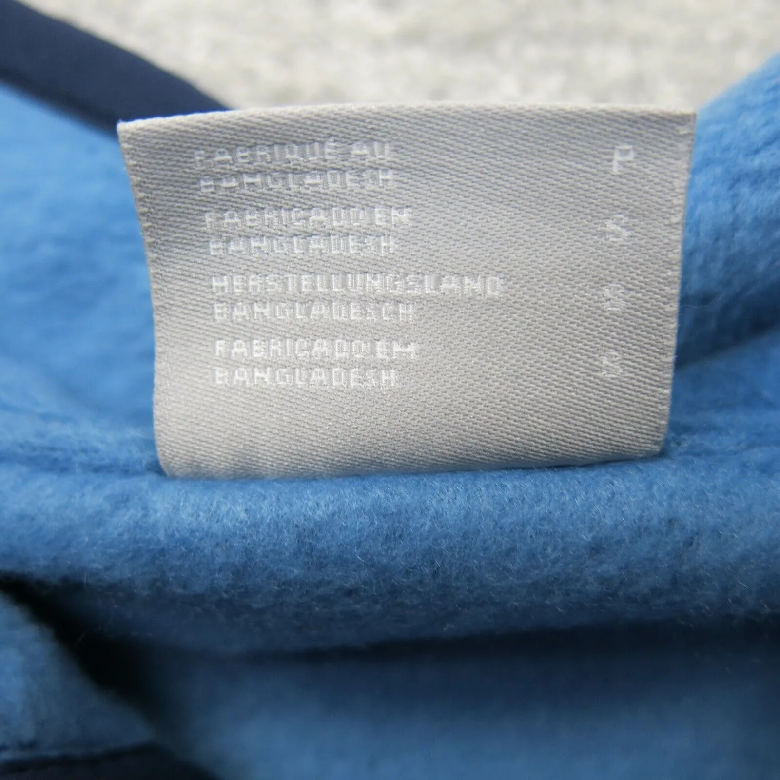 Columbia Sportswear Men 1/4 Buttons Sweatshirt Long Sleeve Mock Neck Blue S/P