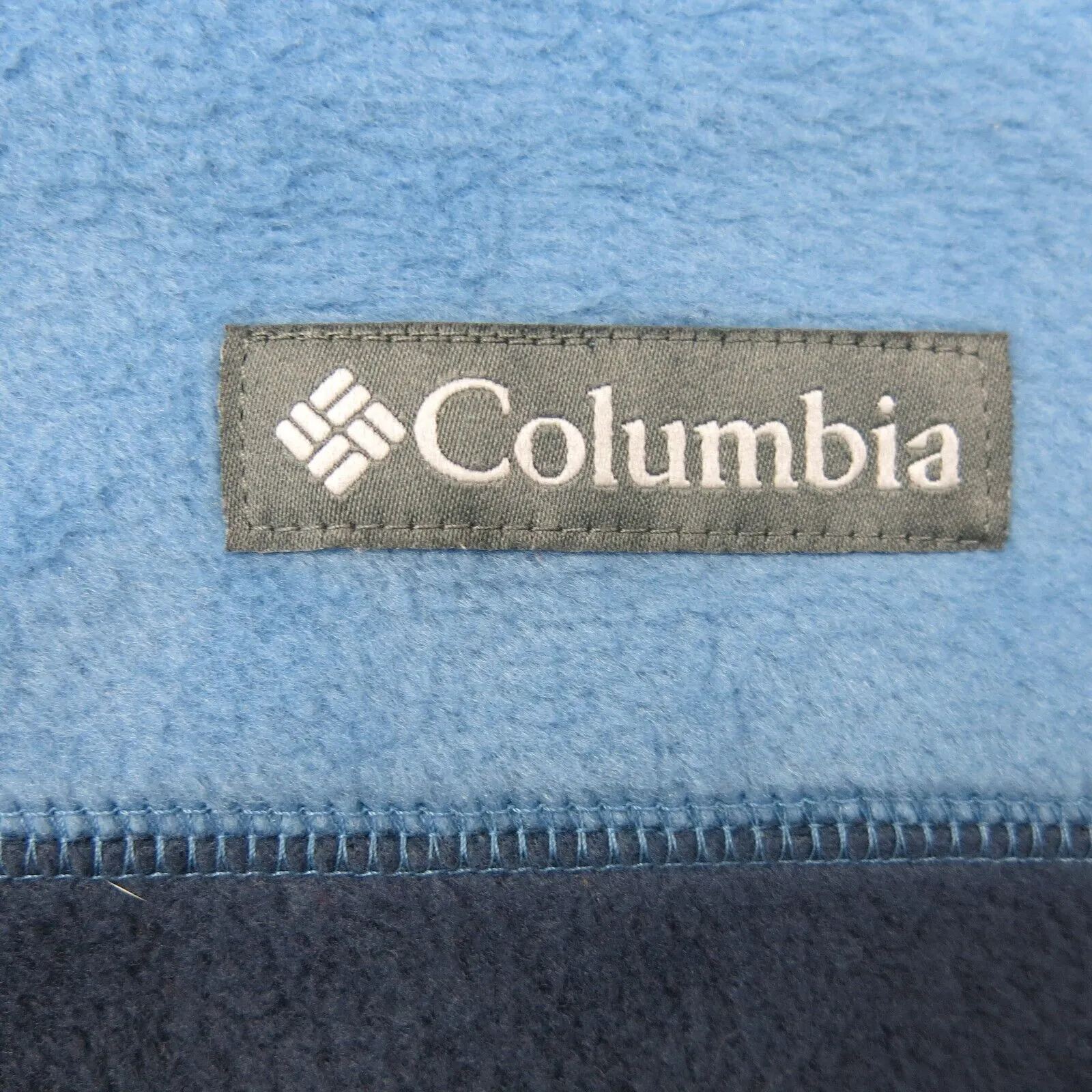 Columbia Sportswear Men 1/4 Buttons Sweatshirt Long Sleeve Mock Neck Blue S/P