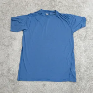 Columbia Sportswear Mens T Shirt Top Striped Crew Neck Tee Short Sleeve Blue XXL