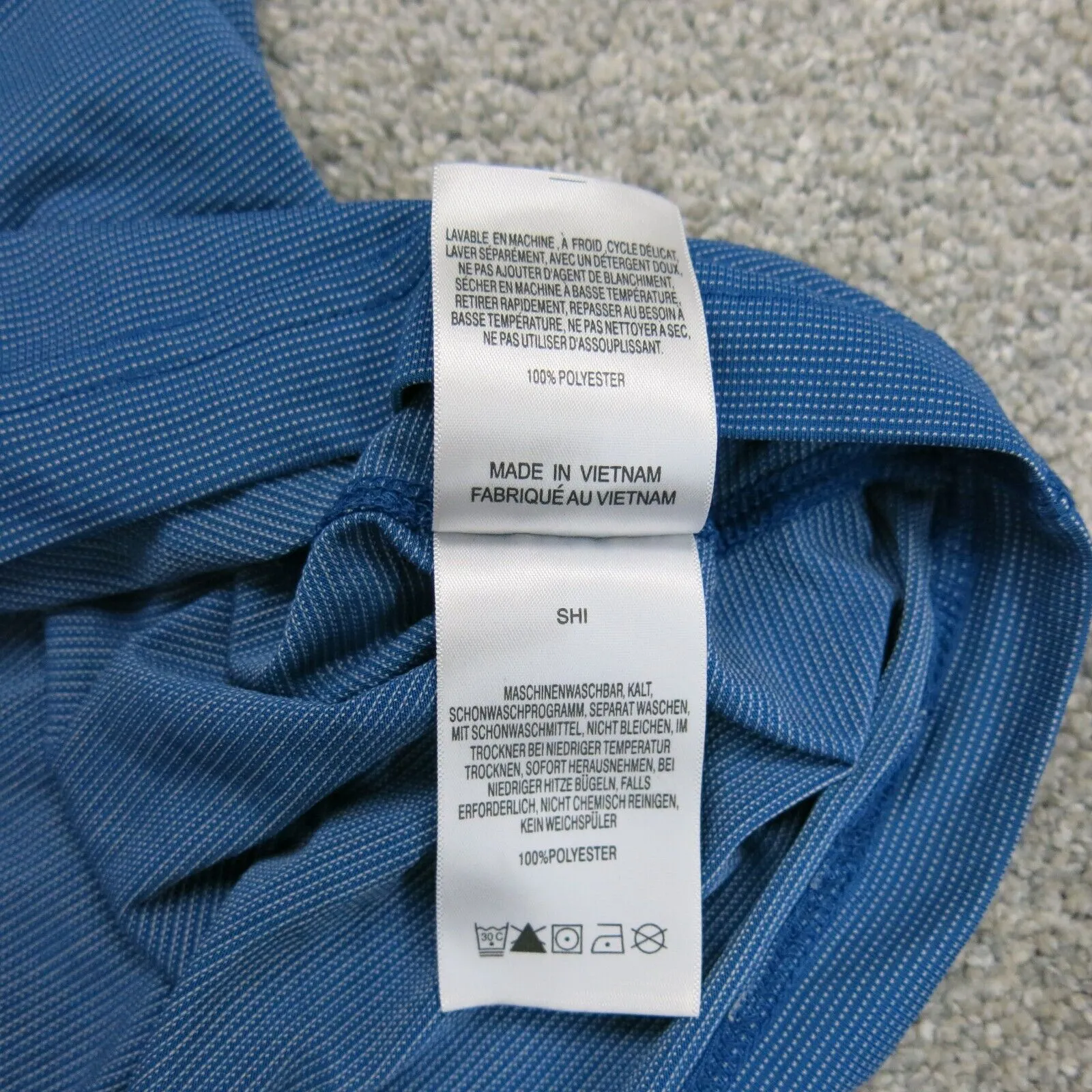 Columbia Sportswear Mens T Shirt Top Striped Crew Neck Tee Short Sleeve Blue XXL