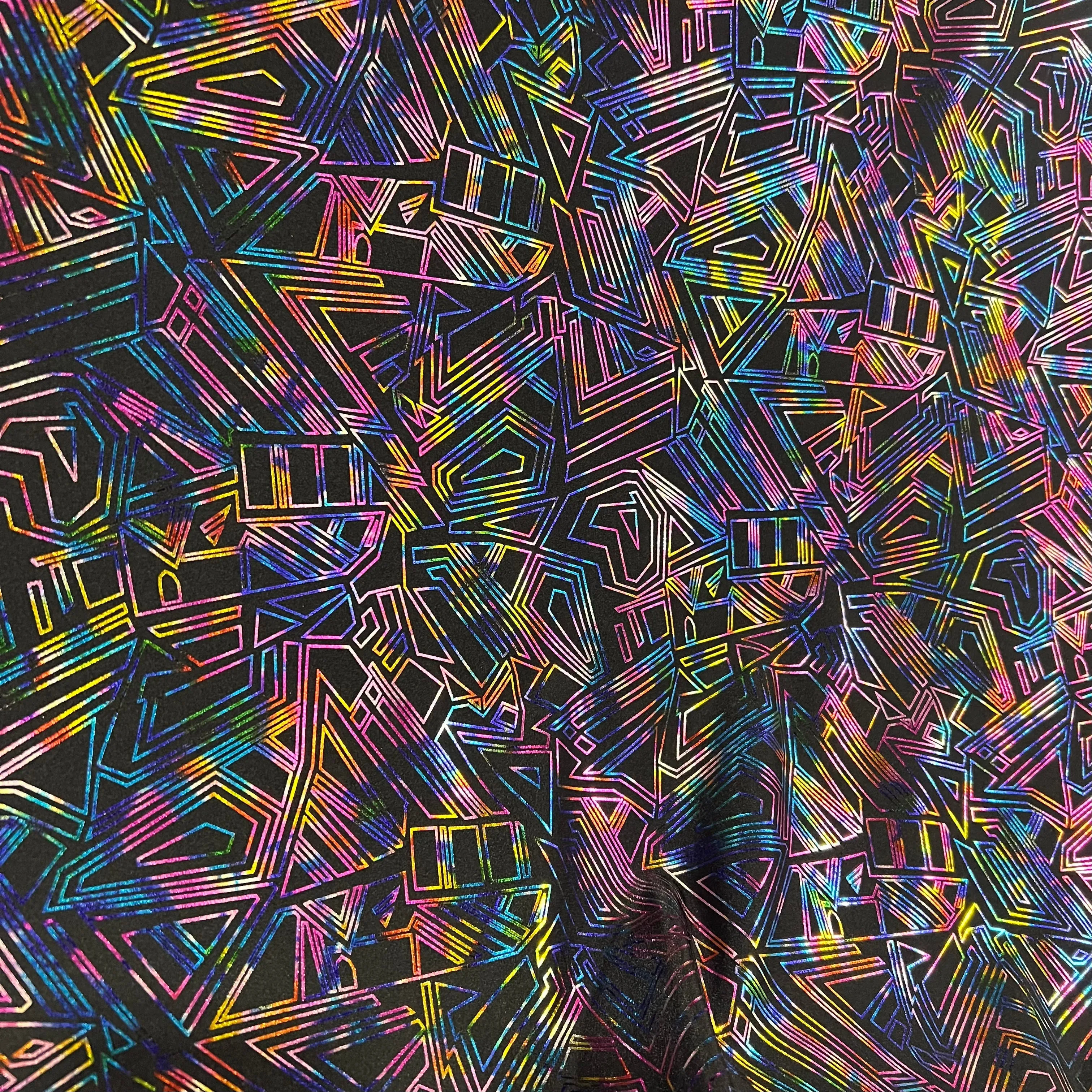 CyberSpace Metallic Spandex Fabric