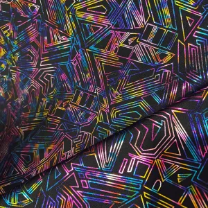CyberSpace Metallic Spandex Fabric