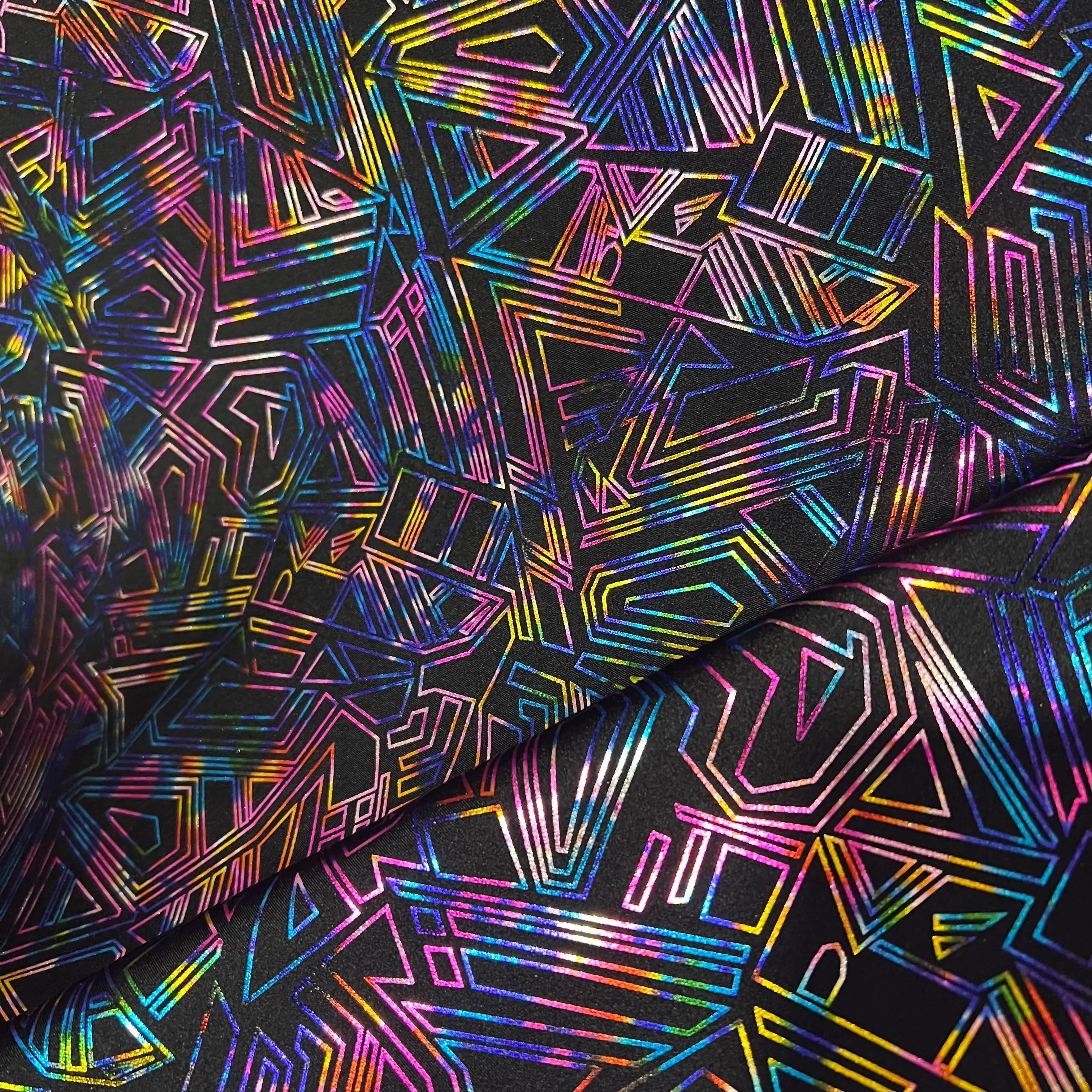 CyberSpace Metallic Spandex Fabric