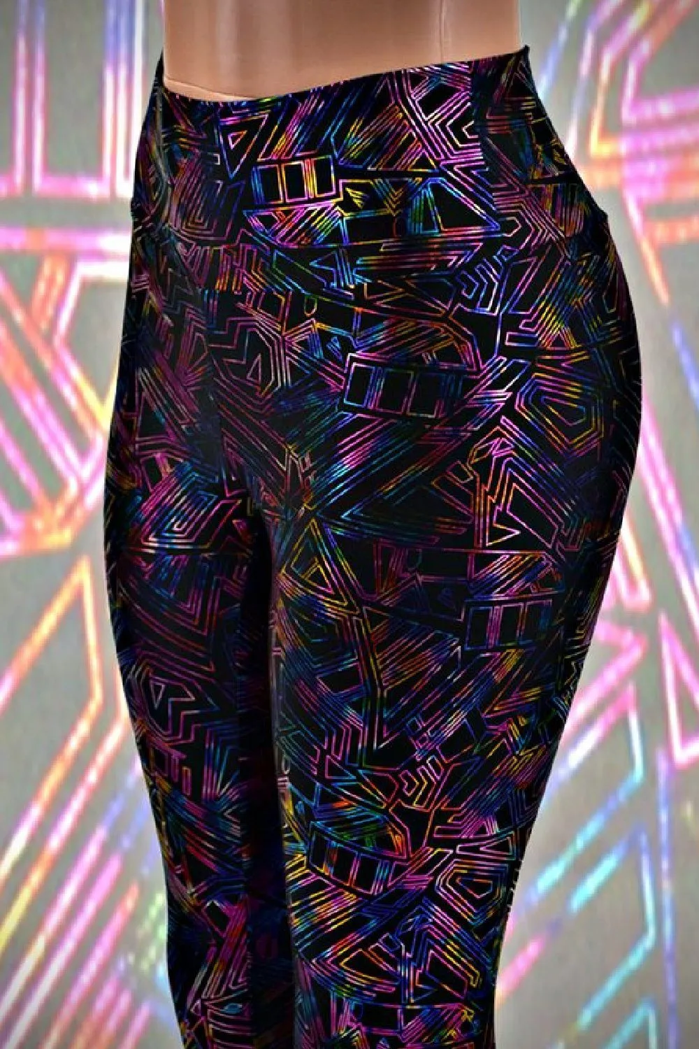 CyberSpace Metallic Spandex Fabric