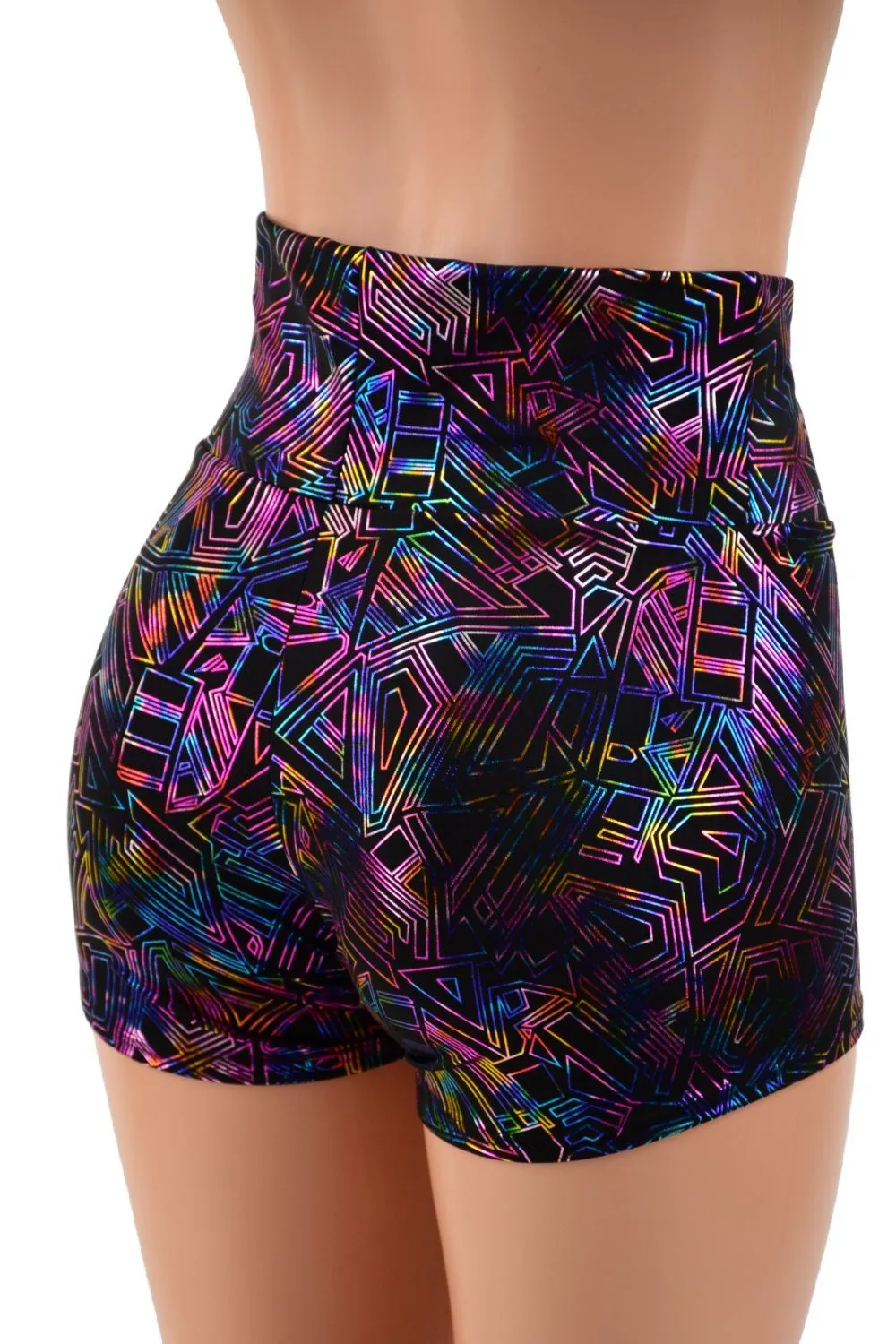 CyberSpace Metallic Spandex Fabric