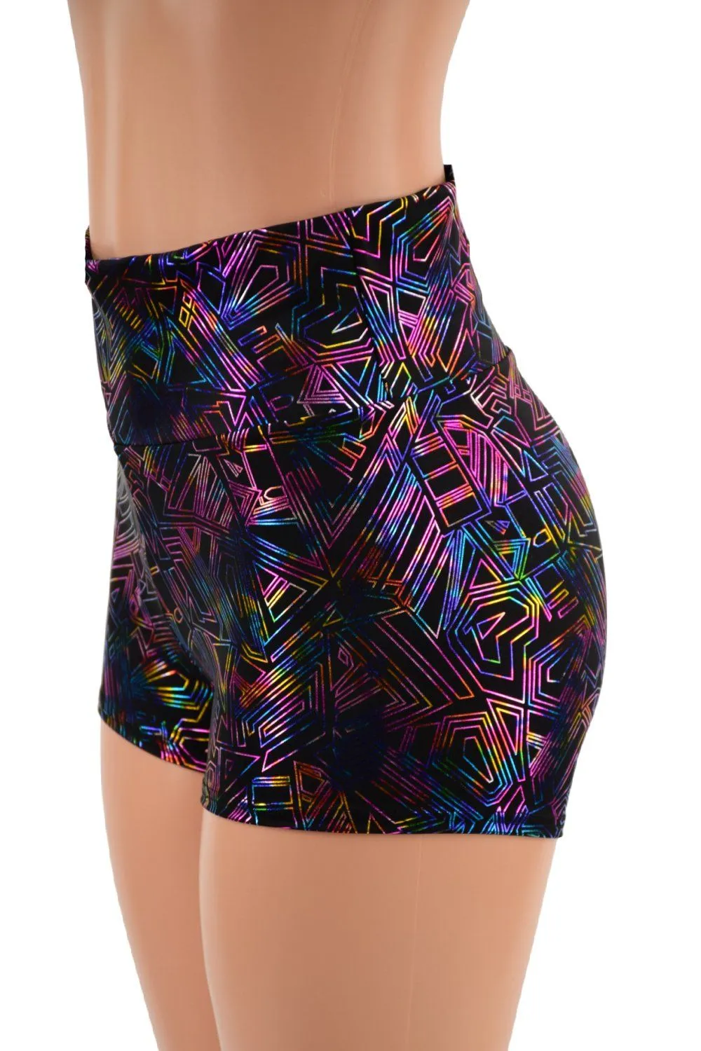 CyberSpace Metallic Spandex Fabric