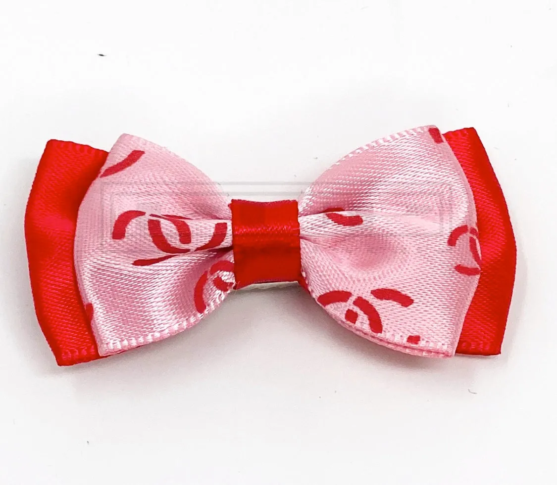 Designer Inspired Hair Bowtie Clips (Various styles)
