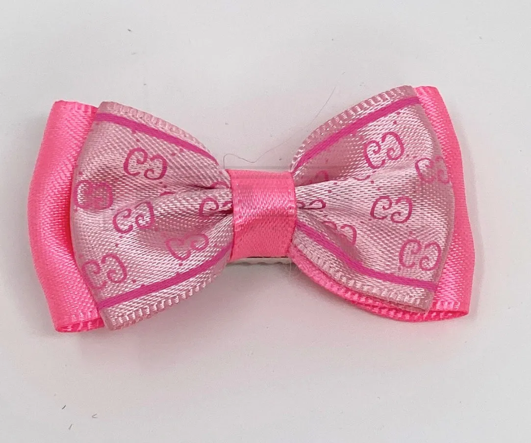 Designer Inspired Hair Bowtie Clips (Various styles)