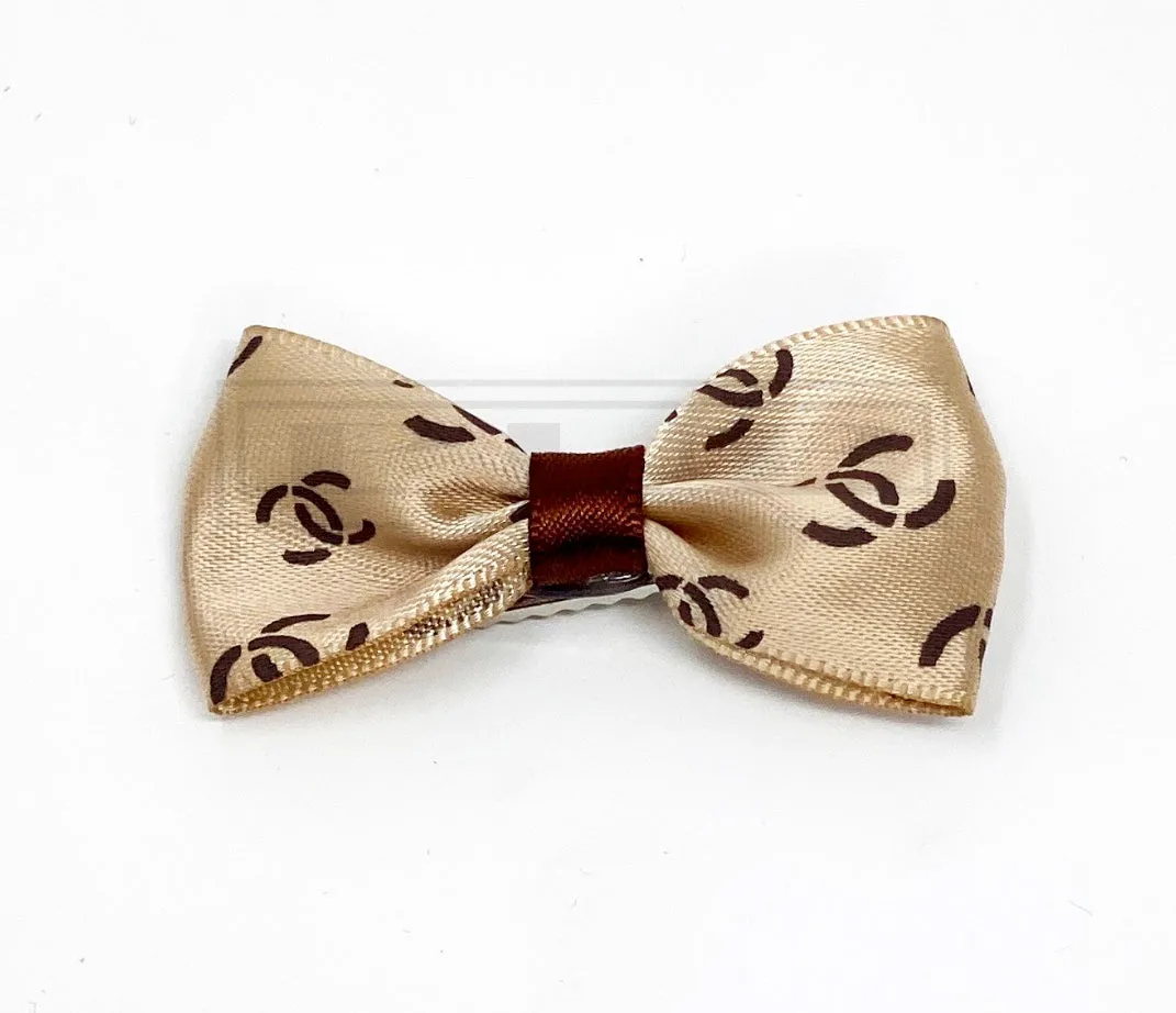 Designer Inspired Hair Bowtie Clips (Various styles)