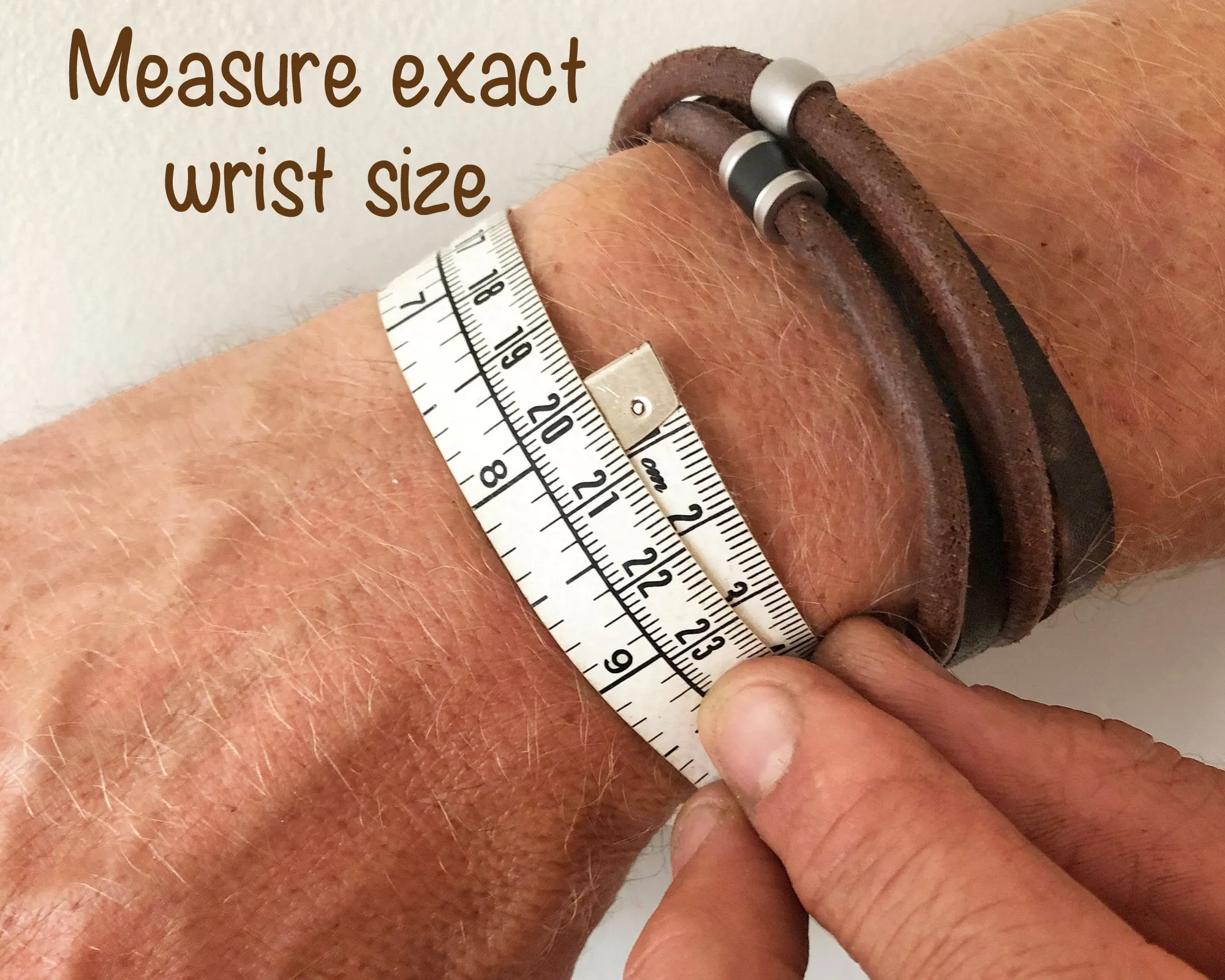 Double-Cord Black Memorial Urn Bracelet