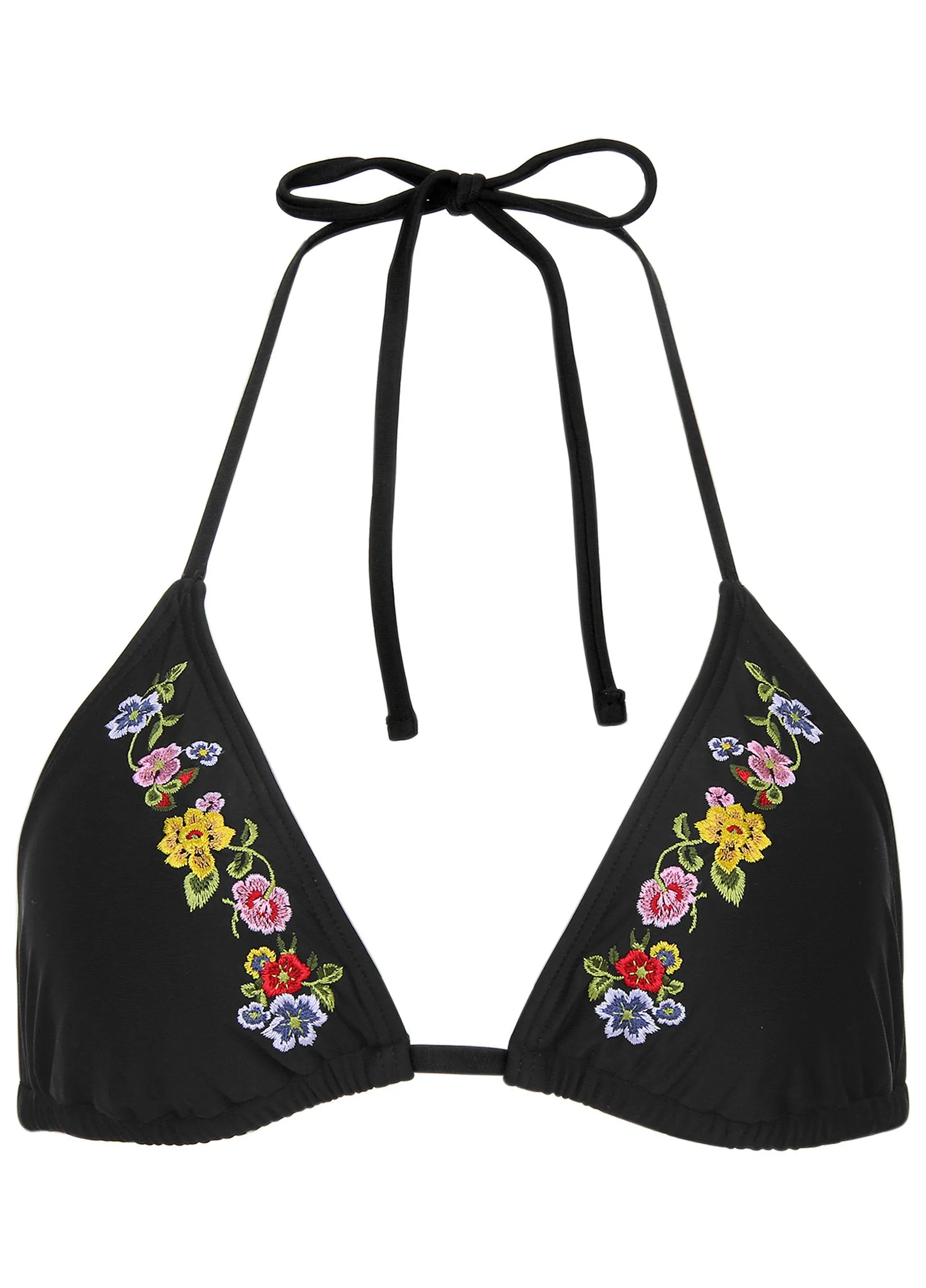 Embroidered Triangle Top - Fiesta Romance Embroidery