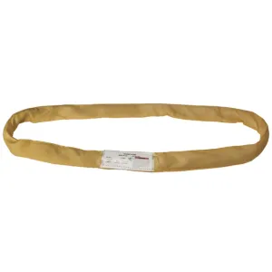 Endless Polyester Round Lifting Sling - 4'  | Tan | Type 4
