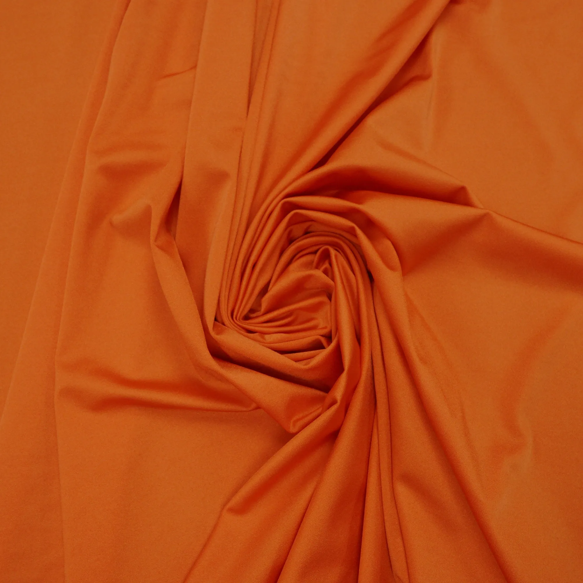 ERT.Orange Solid Spandex Stretch Fabric